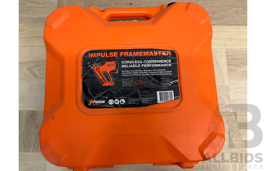 Paslode Impulse FrameMaster Framing Nailer