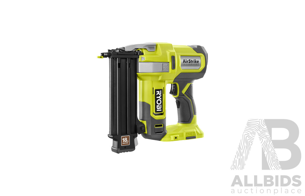 Ryobi 18V ONE+ 18GA Brad Nailer and Twin Pack 4.0Ah Battery - Lot of 2