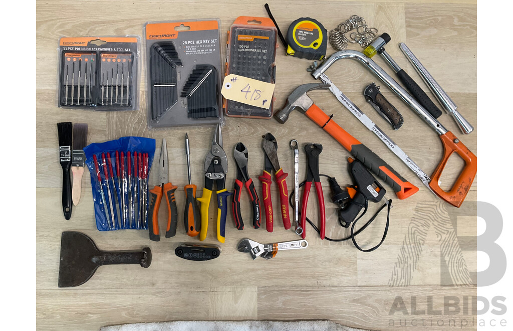 Assorted Tools - CratRight, IRWIN, ToolPRO and More