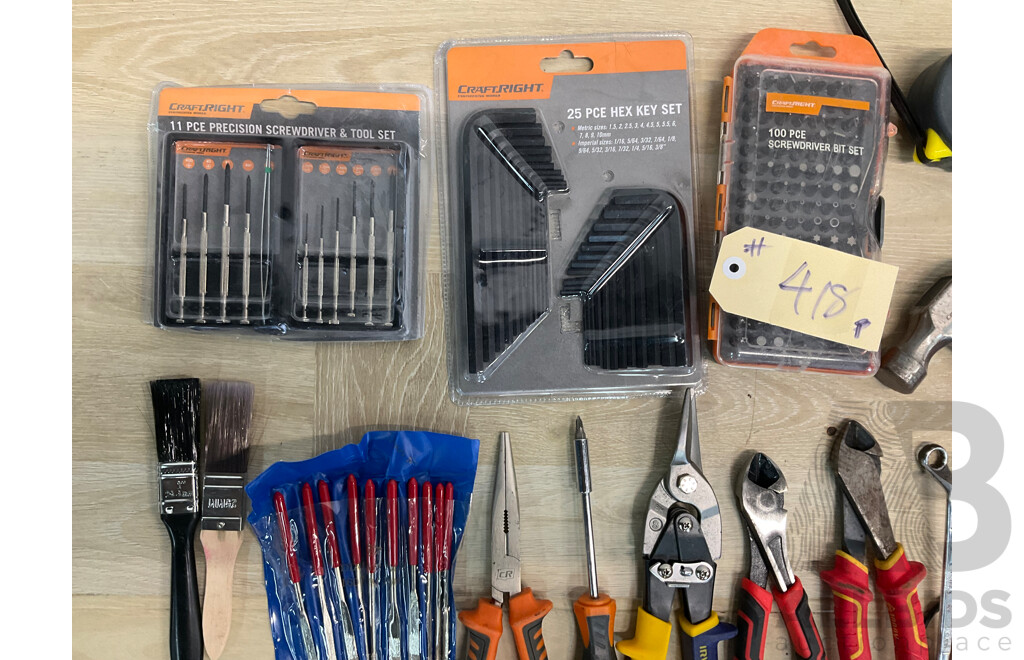 Assorted Tools - CratRight, IRWIN, ToolPRO and More