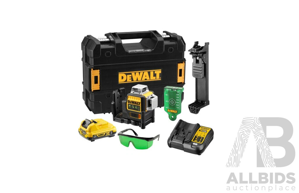 DeWalt Cordless Green Beam Line Laser Level