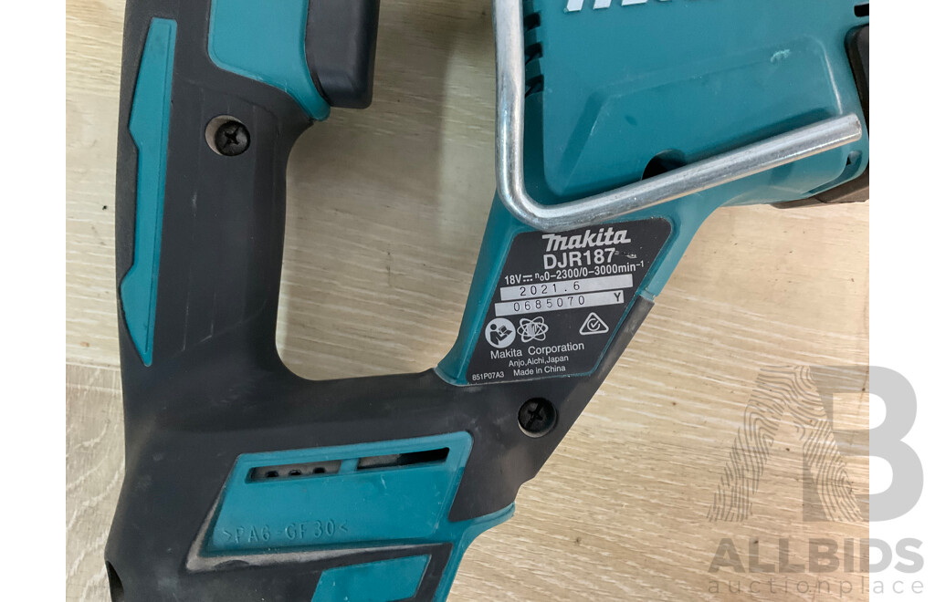 Makita 18V Li-ion Cordless Brushless Reciprocating Saw ( DJR187) - Skin Only