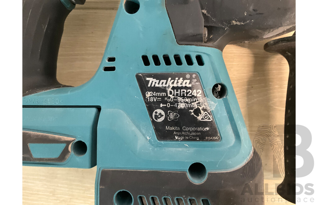 Makita 18V LXT Li-Ion Brushless SDS + Rotary Hammer Drill ( DHR242) - Skin Only