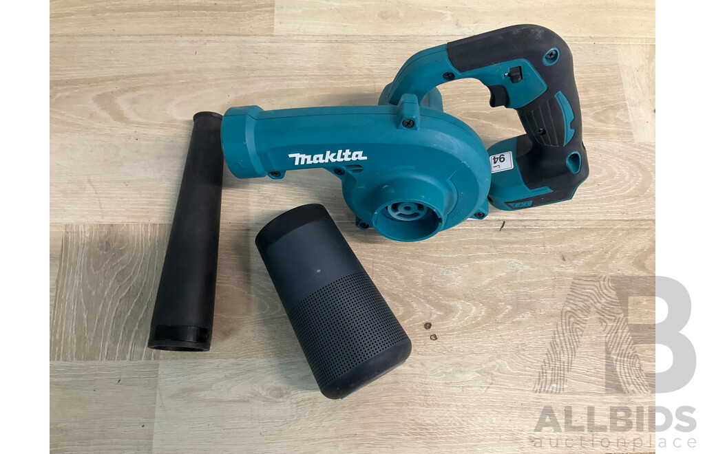 MAKITA Blower (DUB185) and Speaker - Lot of 2