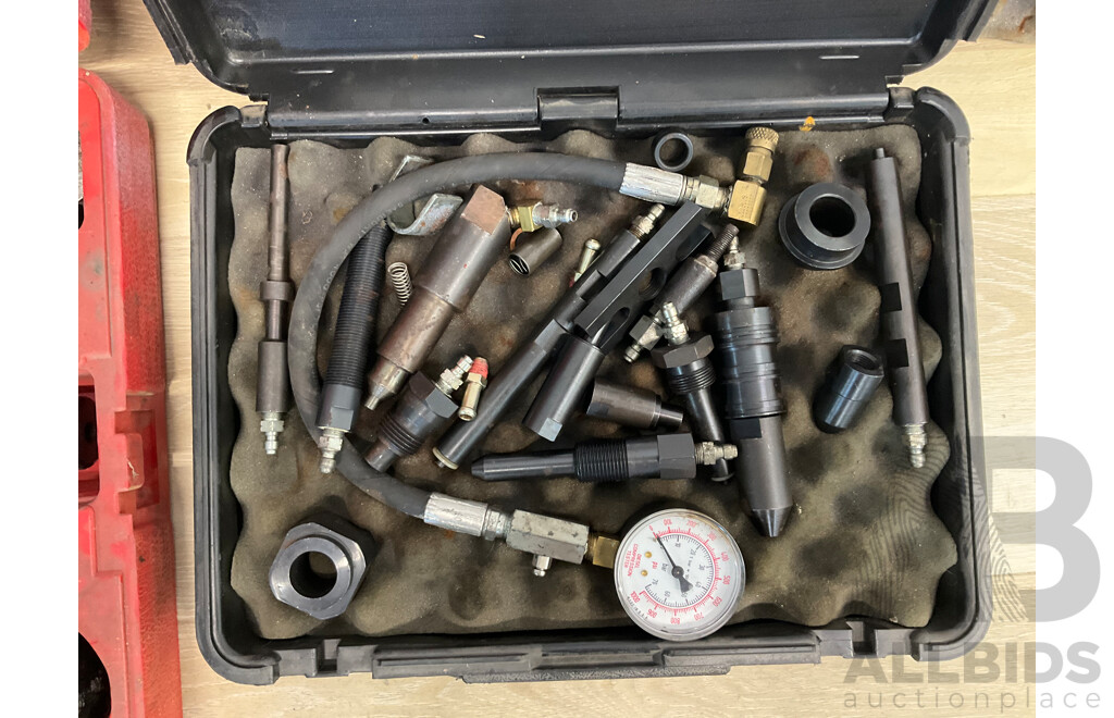 Gear/Hub Puller Bearing/Separator Internal/External and Compression Test Set - Lot of 2