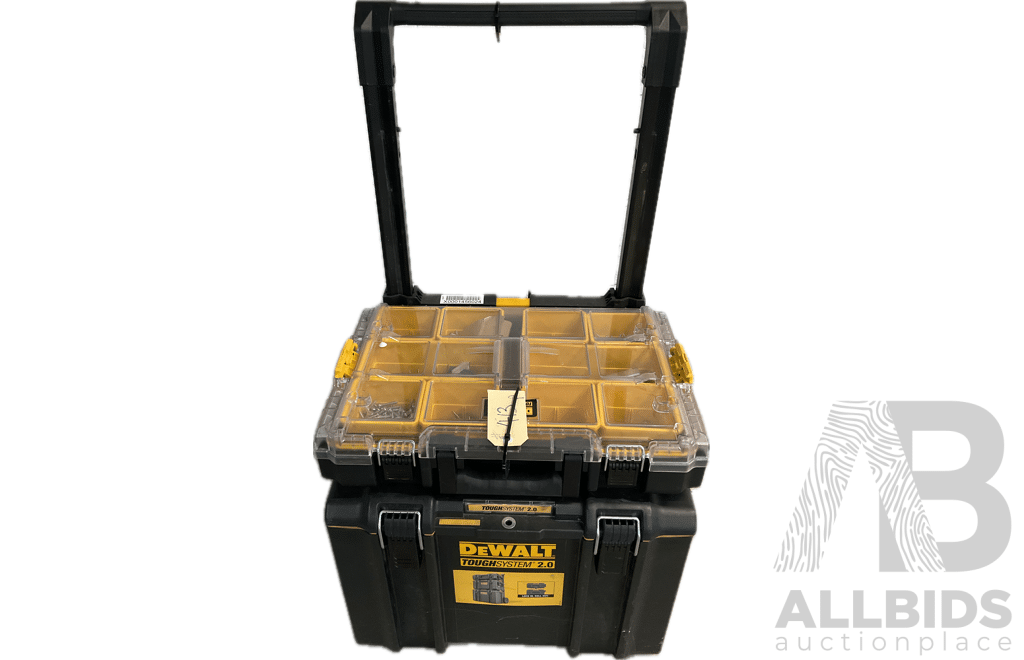 DeWALT TOUGHSYSTEM 2.0 Plastic Tool Box and Hand Tools