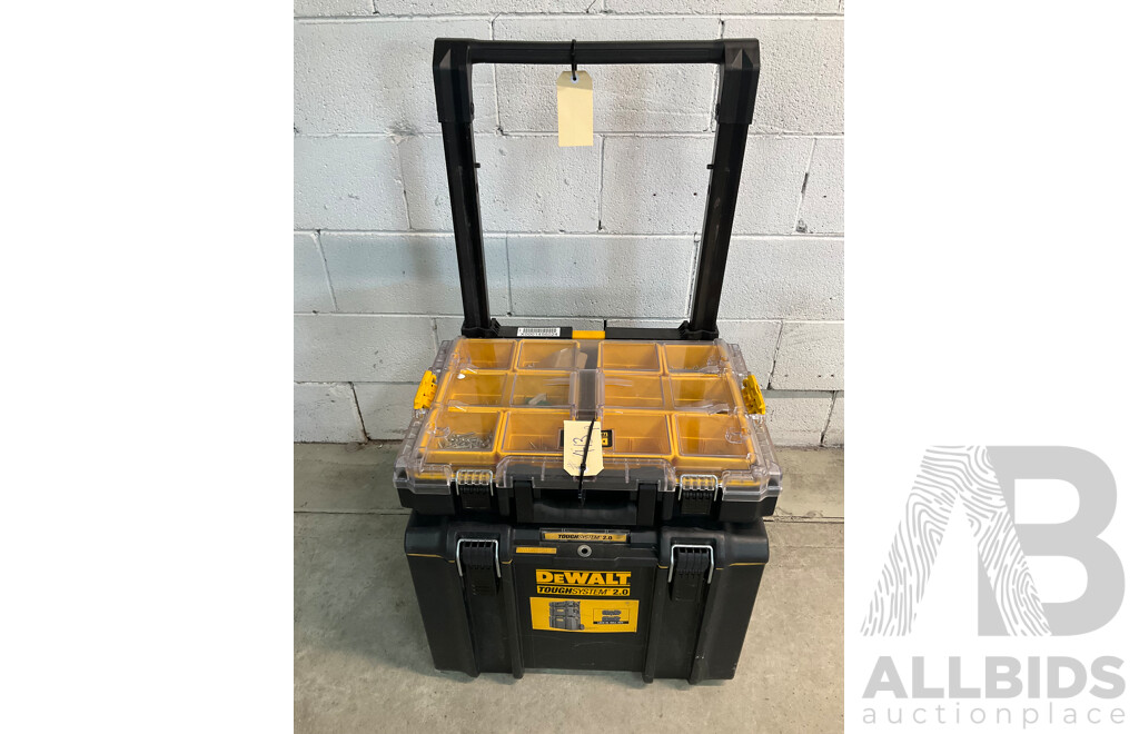 DeWALT TOUGHSYSTEM 2.0 Plastic Tool Box and Hand Tools