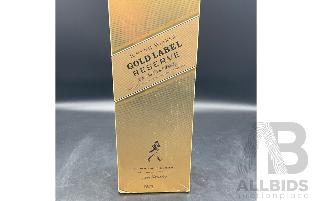 Johnnie Walker Gold Label 1L and Chivas Regal 1L