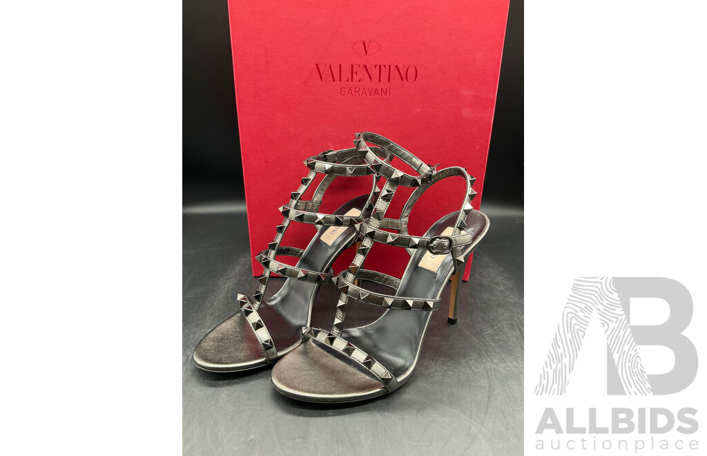 Rockstuds Caged Pumps Sandal Shoes Size EU 37.5 Rutenio Branded VALENTINO GARAVANI