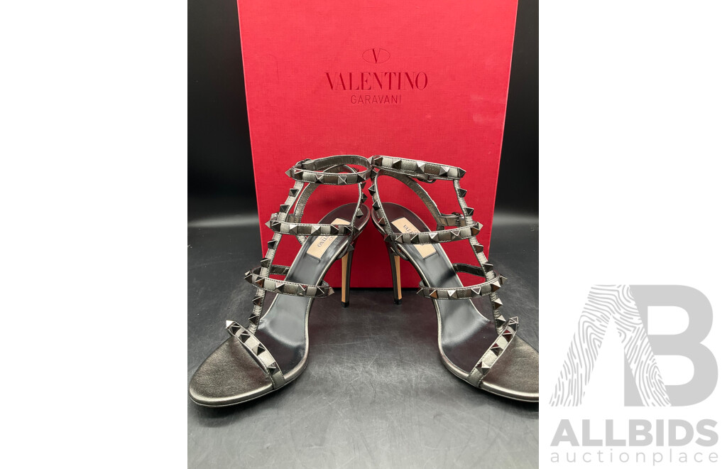 Rockstuds Caged Pumps Sandal Shoes Size EU 37.5 Rutenio Branded VALENTINO GARAVANI