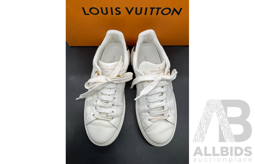 Time Out Sneaker Shoes Size EU 36.5 White Branded LOUIS VUITTON