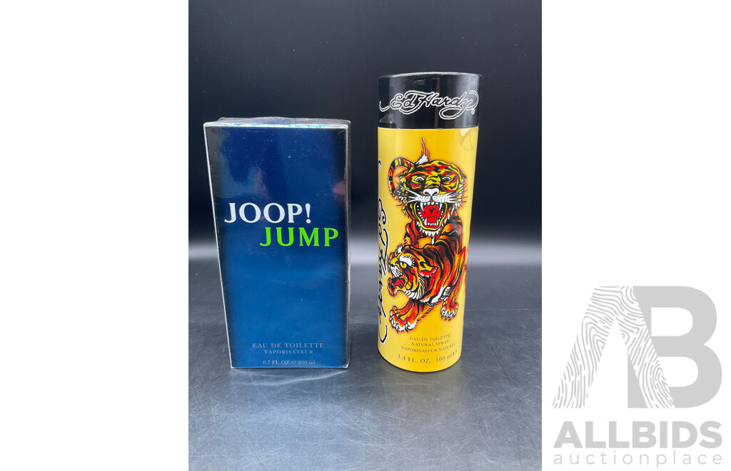 JOOP! JUMP and ED HARDY Perfumes  - Lot of 2