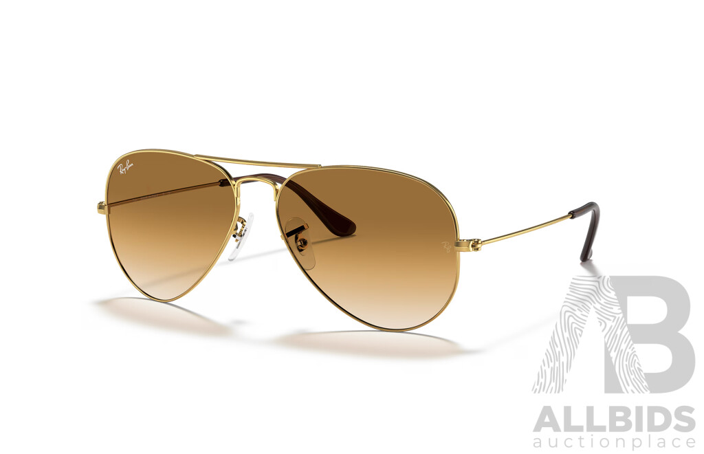 RAY-BAN RB3025 Aviator Gradient Sunglasses