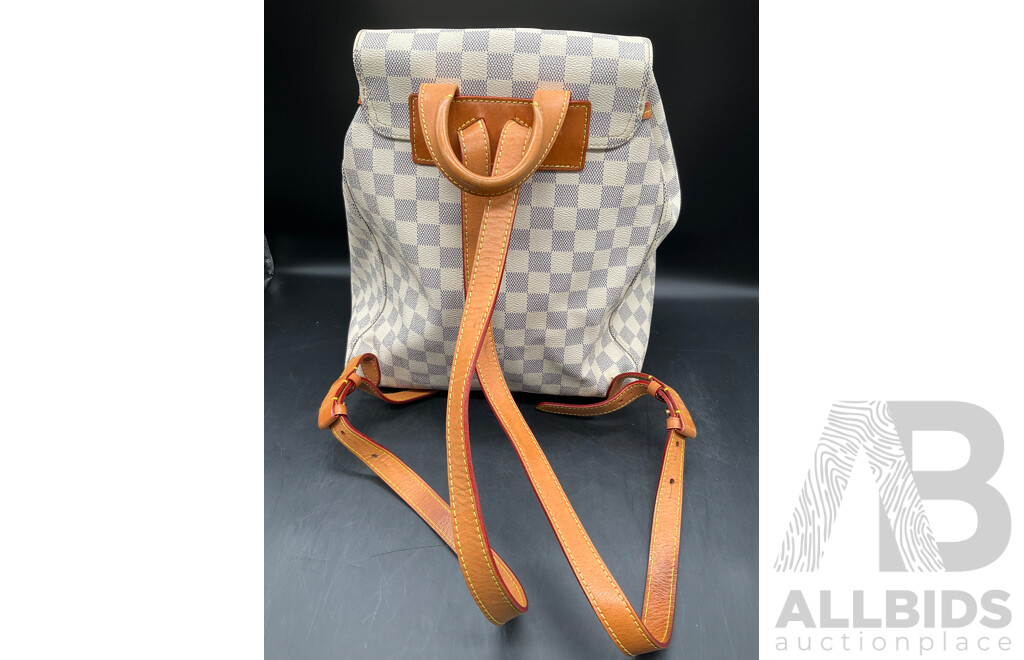 Sperone Backpack Beige Branded LOUIS VUITTON