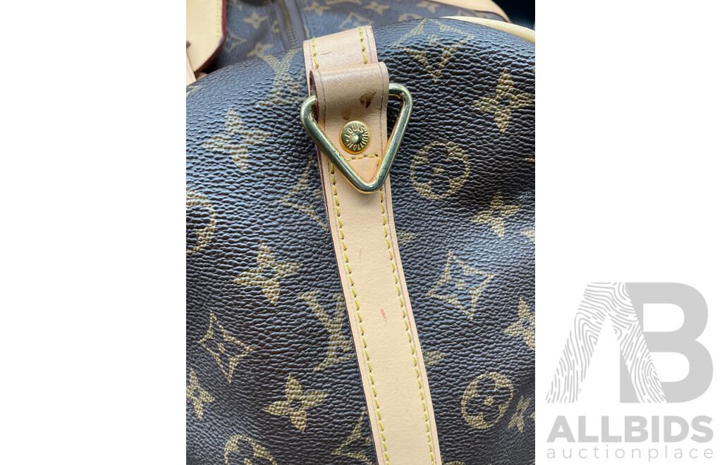 Monogram Keepall 55 Travel Bag Branded LOUIS VUITTON