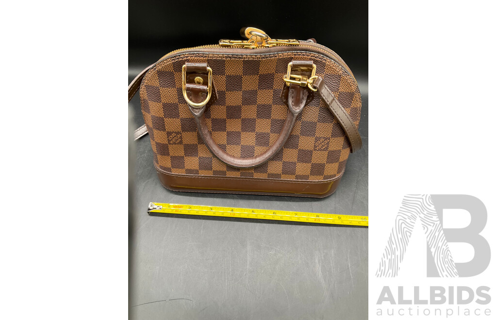 Alma BB Handbag and Elise Compact Wallet Branded LOUIS VUITTON