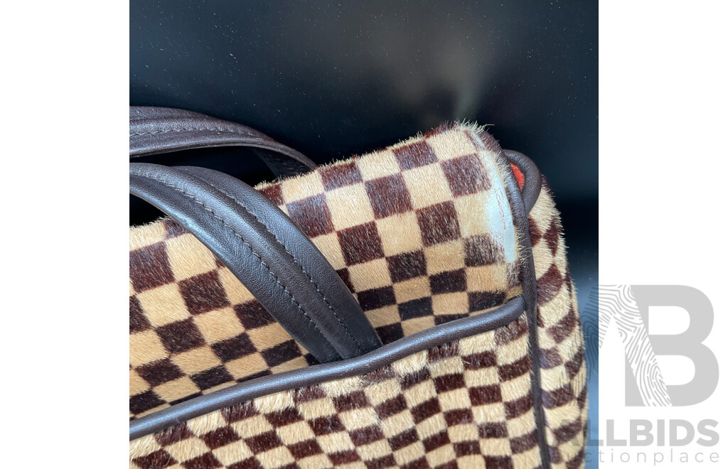 Damier Sauvage Lion Handbag Branded LOUIS VUITTON