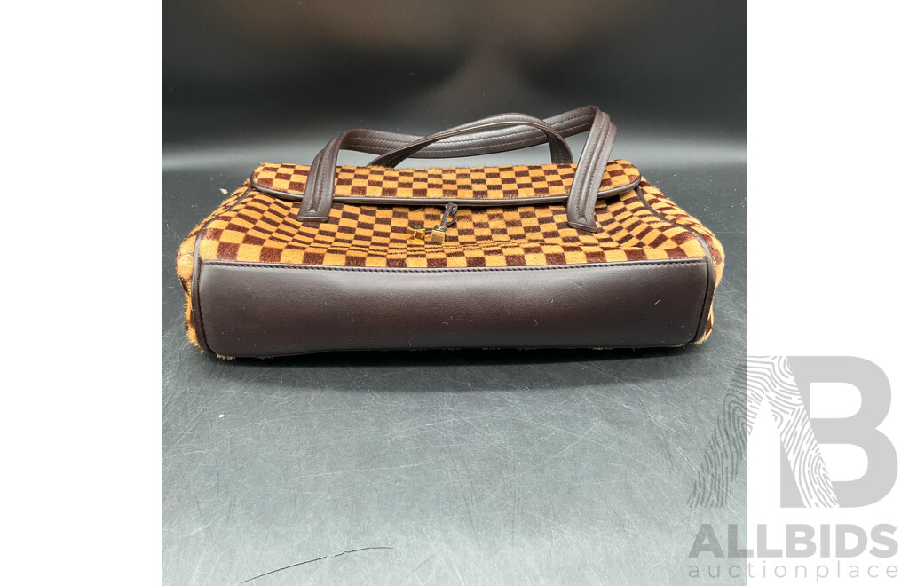 Damier Sauvage Lion Handbag Branded LOUIS VUITTON