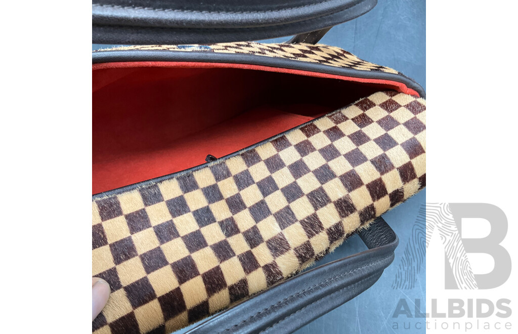 Damier Sauvage Lion Handbag Branded LOUIS VUITTON