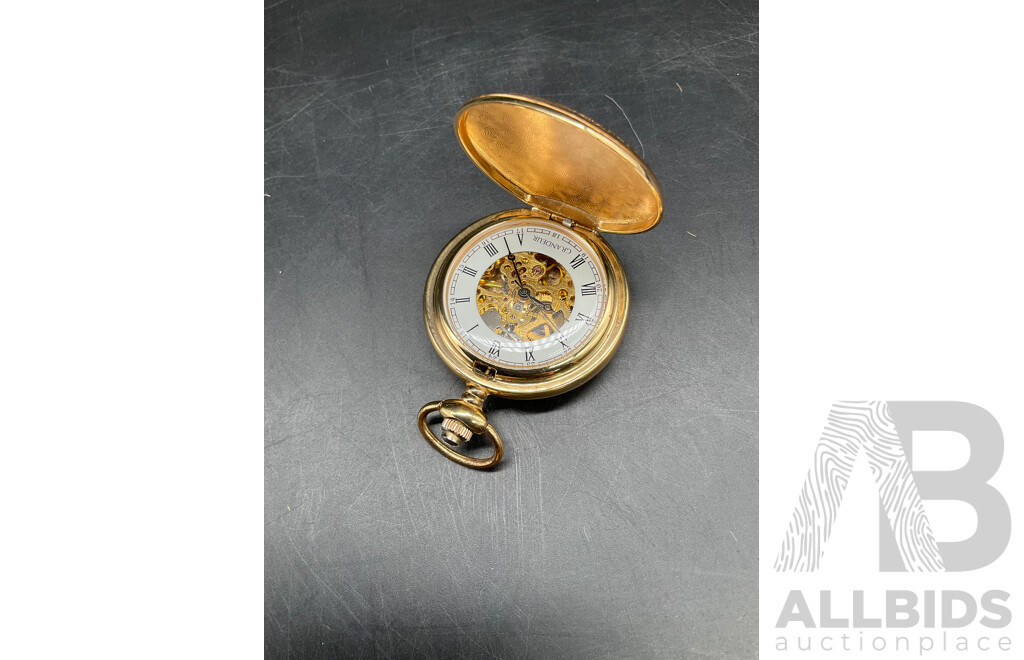 GRANDEUR Gold Pocket FOB Watch