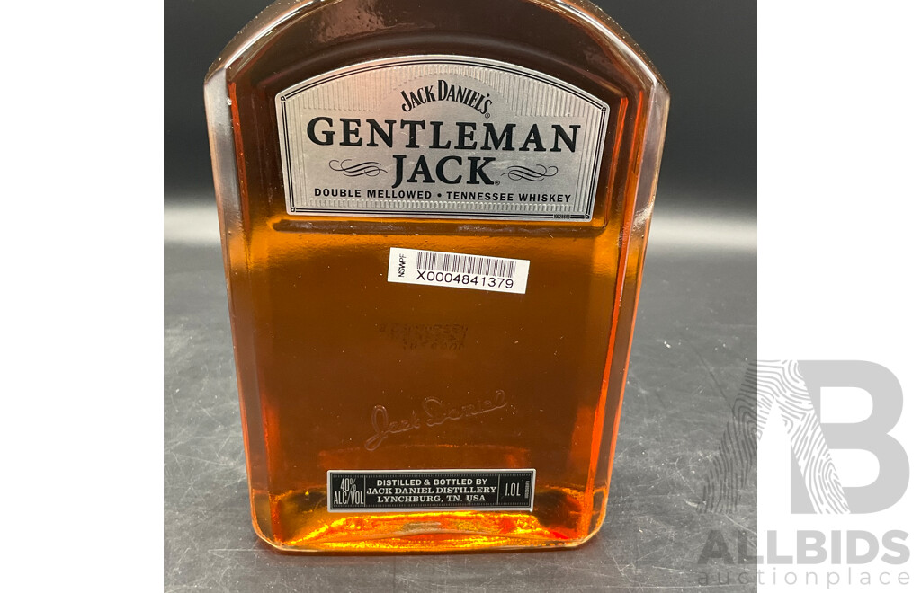 Jack Daniels Whiskey, Jack Daniels Gentalman Jack and Jim Beam Bourbon