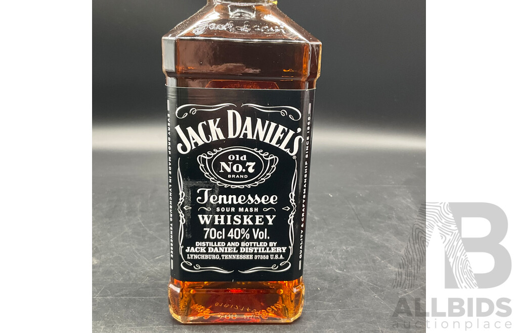 Jack Daniels Whiskey, Jack Daniels Gentalman Jack and Jim Beam Bourbon