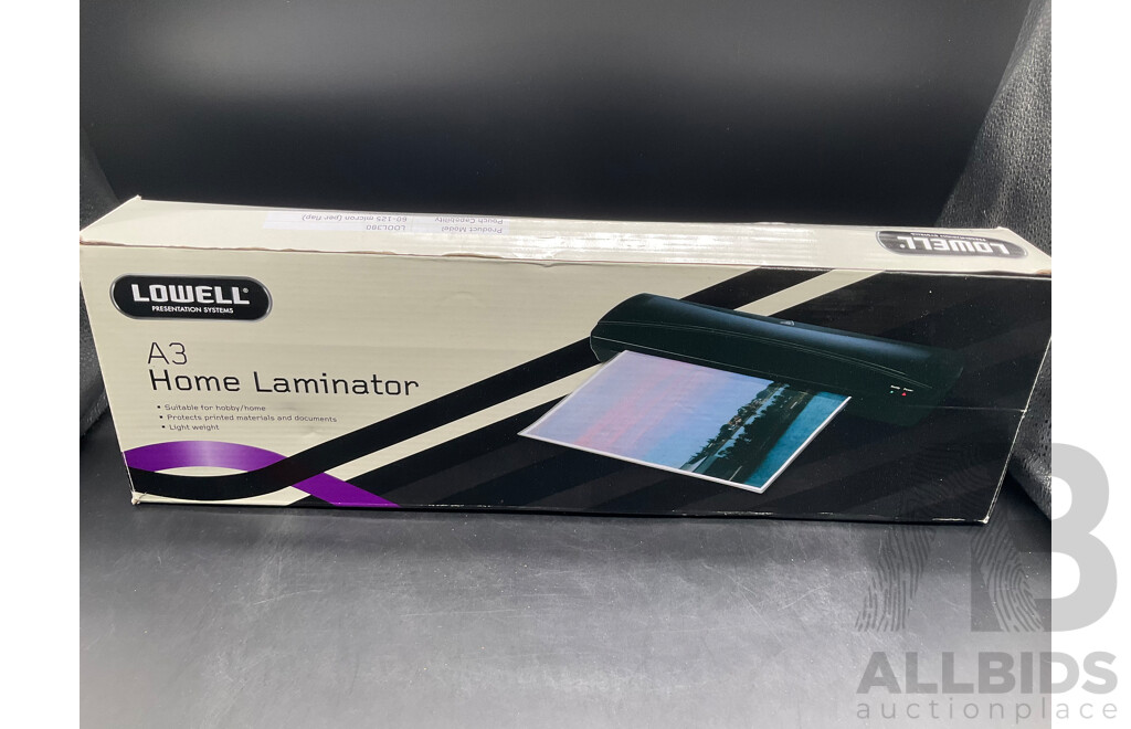 LOWELL A3 Home Laminator