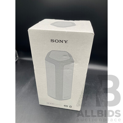 Sony XE300 Portable Wireless Speaker - LIGHT GREY - ORP $199