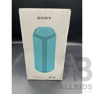 Sony XE300 Portable Wireless Speaker - L BLUE - ORP $199