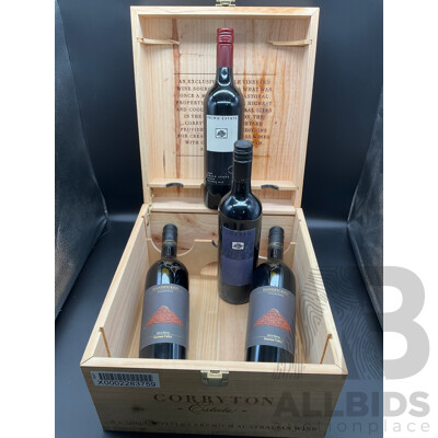 BAROSSA VALLEY Shiraz Hand Picked Collection, JOSEPH 2010 Shiraz and PRIMO ESTATE 2009 Shale Stone Shiraz - 4 Bottles in Box