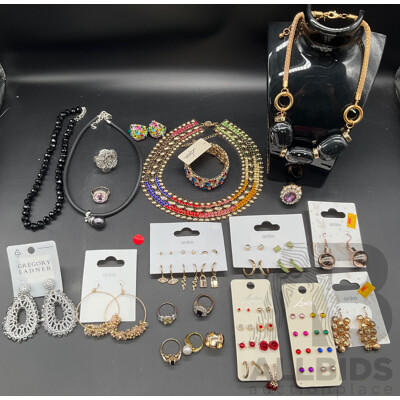 LOUISA and ANKO Costume Jewellery Collection Including Necklaces, Earrings and More - Lot of 23