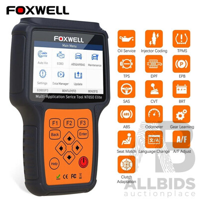 FOXWELL NT650 Elite Diagnostic Tool Car Code Reader Automotive Scanner