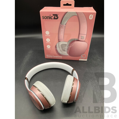 SONIC B Wireless Headphones - Lot of 2