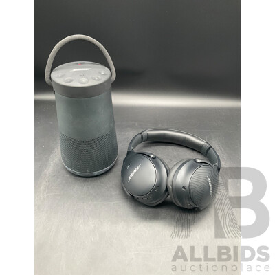 BOSE Speaker and Wireless Headphones - Lot of 2