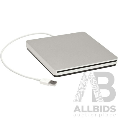 Apple USB SuperDrive External DVD-RW Drive - Silver - ORP $179.99