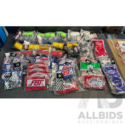 Assorted Muay Thai Gear & Clothing - Shorts, Ankle Guards & Handwraps