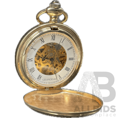 GRANDEUR Gold Pocket FOB Watch