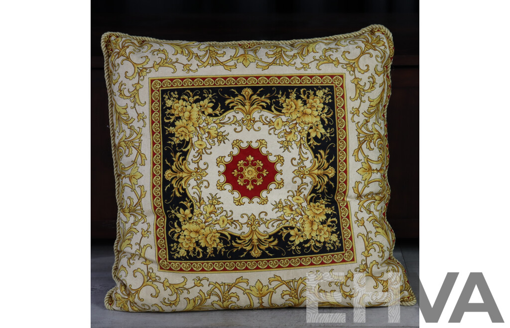 Large Versace Style Throw Cushion