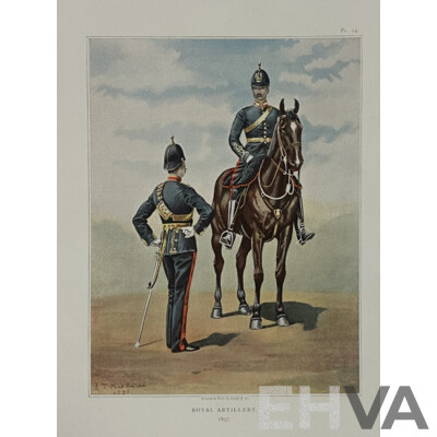 Wonderful Collection of Vintage Prints Including Portraits of Royal Artillery; Historical Australian Landscapes & Landmarks & Three Colonial Paintings From the Late 1800s (approx 45 in Total)