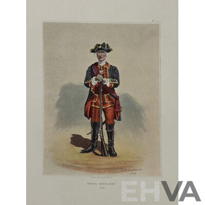 Wonderful Collection of Vintage Prints Including Portraits of Royal Artillery; Historical Australian Landscapes & Landmarks & Three Colonial Paintings From the Late 1800s (approx 45 in Total)