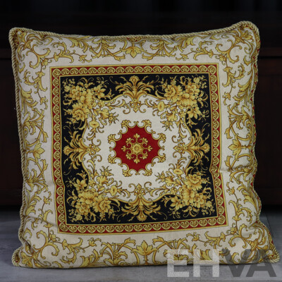 Large Versace Style Throw Cushion