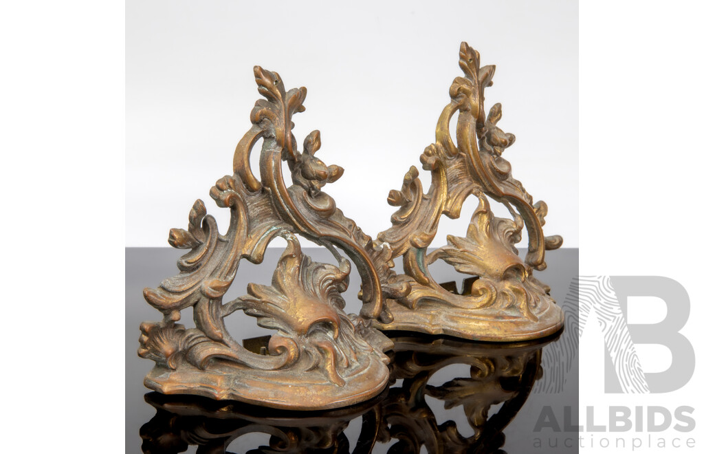 Pair of Vintage Brass Wall Sconces