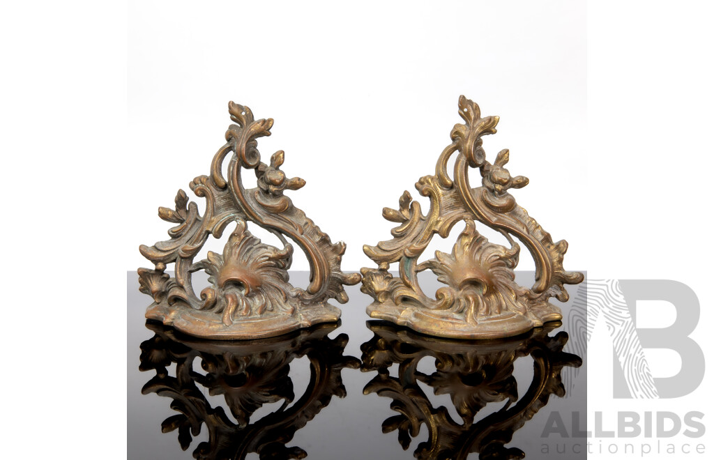 Pair of Vintage Brass Wall Sconces