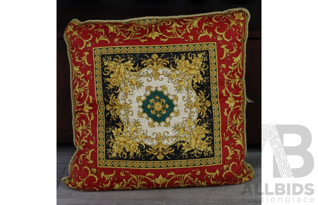 Large Versace Style Throw Cushion