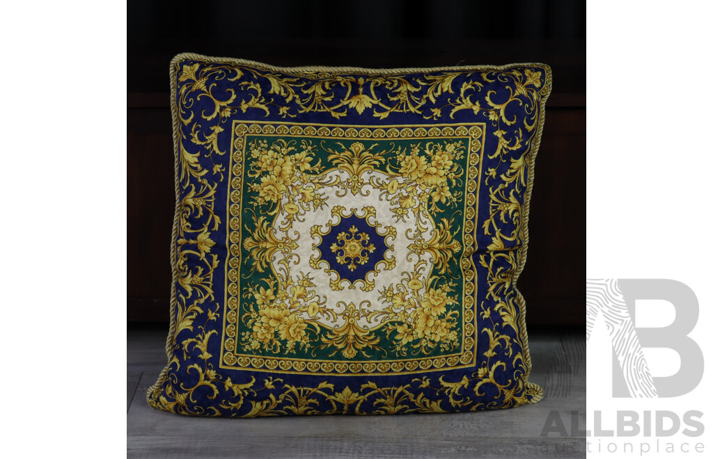 Large Versace Style Throw Cushion