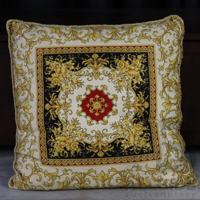 Large Versace Style Throw Cushion