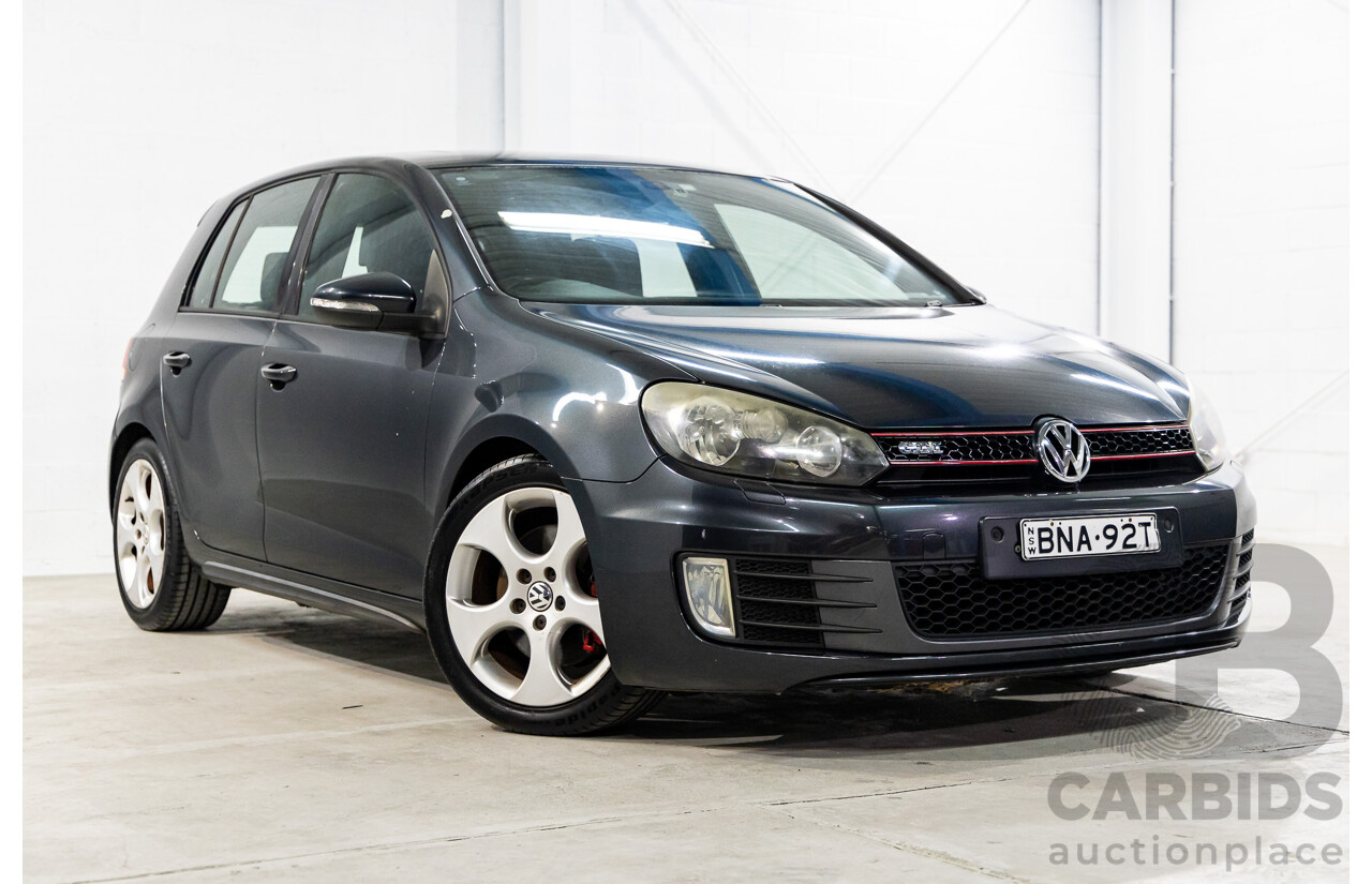 3/2010 Volkswagen Golf GTi IV 1K MY10 5d Hatchback Carbon Steel Grey Metallic Turbo 2.0L