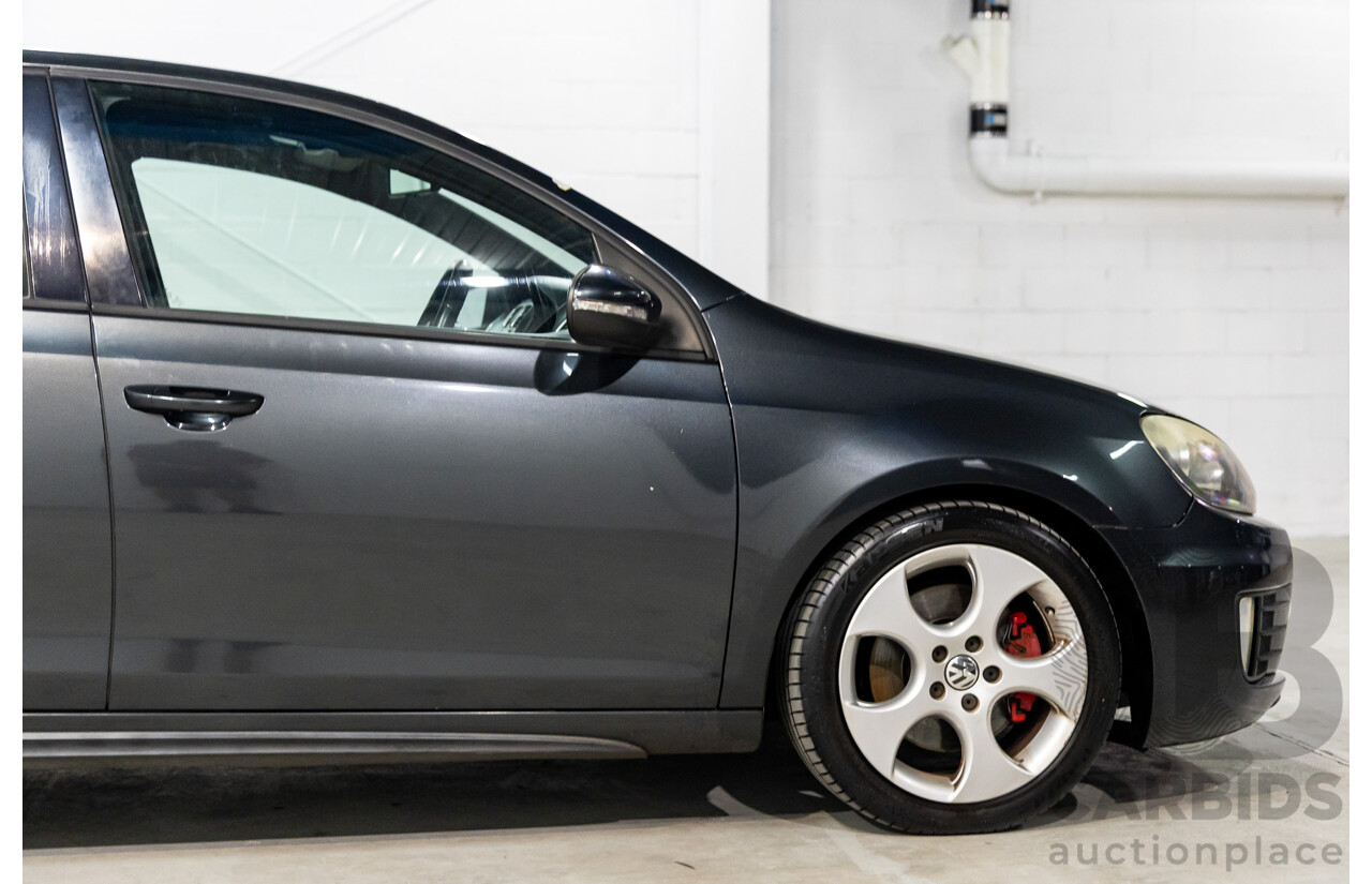 3/2010 Volkswagen Golf GTi IV 1K MY10 5d Hatchback Carbon Steel Grey Metallic Turbo 2.0L