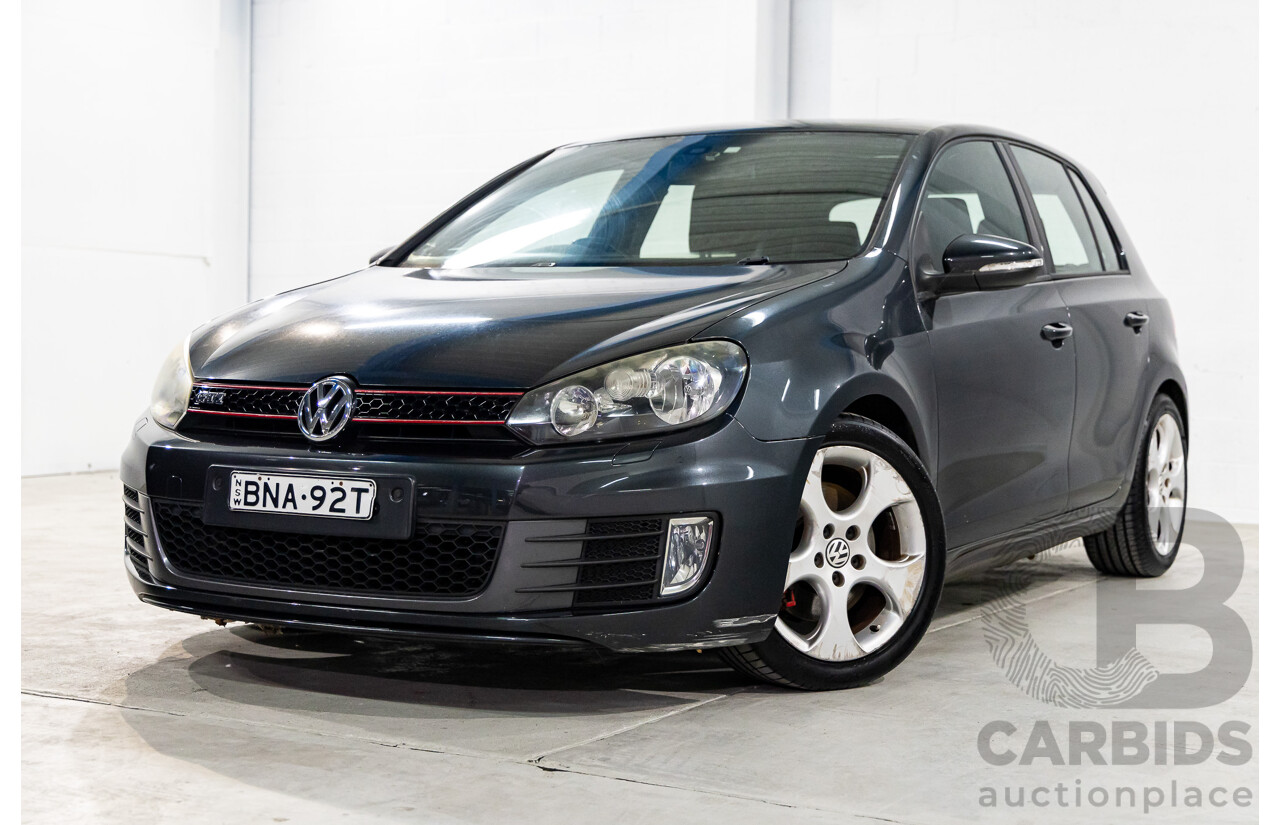 3/2010 Volkswagen Golf GTi IV 1K MY10 5d Hatchback Carbon Steel Grey Metallic Turbo 2.0L