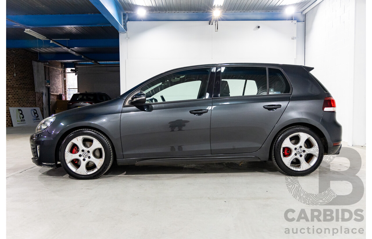 3/2010 Volkswagen Golf GTi IV 1K MY10 5d Hatchback Carbon Steel Grey Metallic Turbo 2.0L